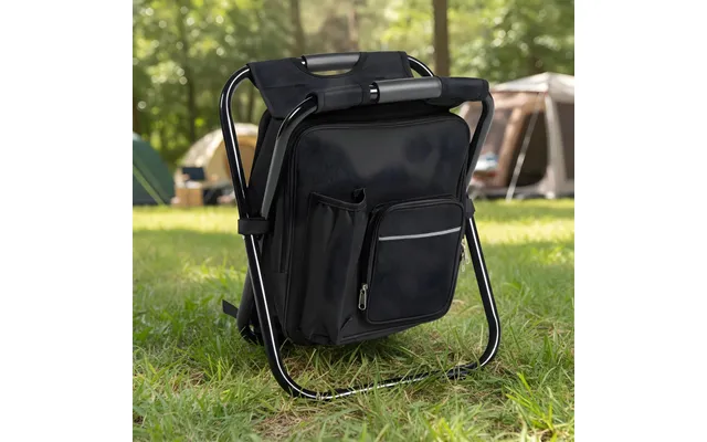 Ohs 3 In 1 Camping Cooling Bag Seat - Black