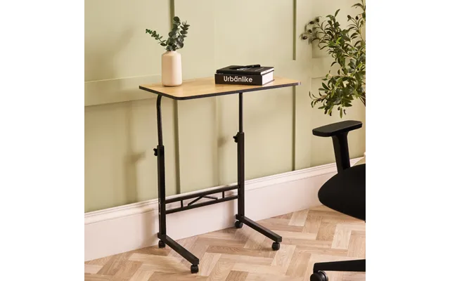 Ohs Adjustable C Shape Table - Light Wood