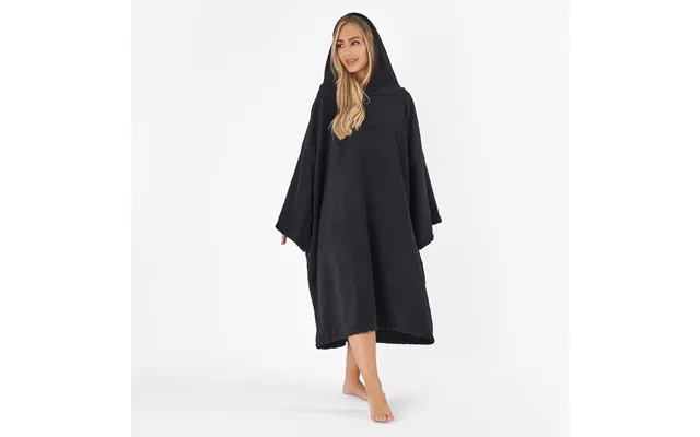Ohs Adult Towel Poncho - Black product image