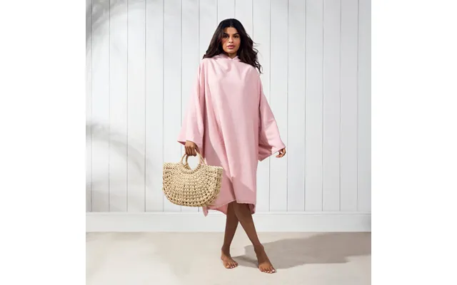 Ohs Adult Towel Poncho - Blush Pink