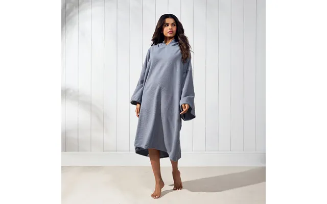 Ohs Adult Towel Poncho - Charcoal Grey
