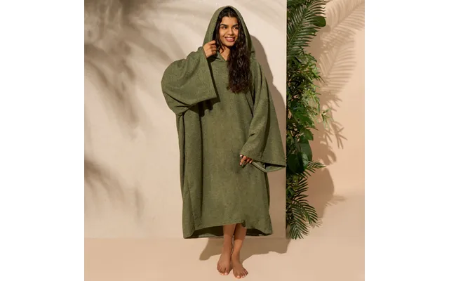 Ohs Adult Towel Poncho - Khaki product image