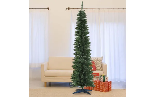 Ohs Artificial Slim Christmas Tree, Green - 6ft