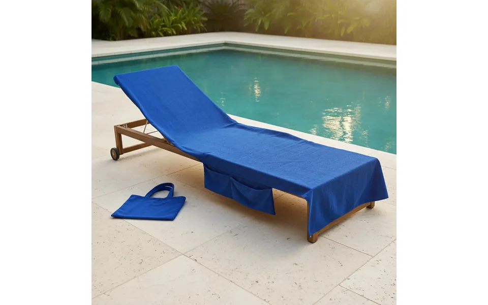 Ohs Beach Towel In A Bag - Cobalt Blue