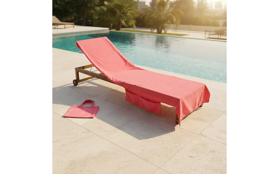Ohs Beach Towel In A Bag - Coral