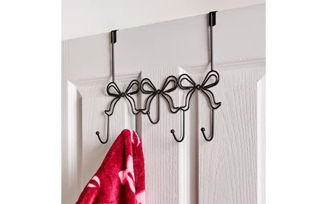Ohs Bow Metal Over Door Hook - Black