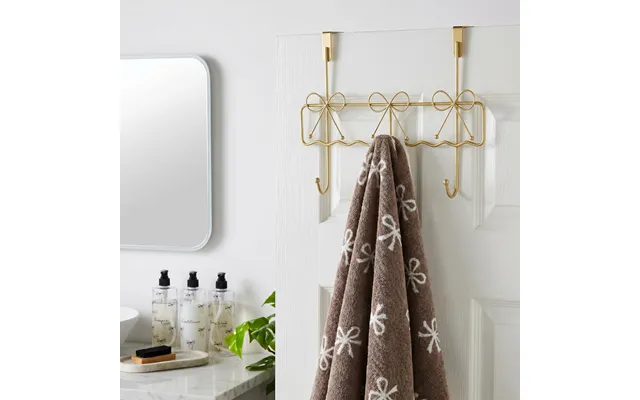 Ohs Bow Metal Over Door Hook - Gold