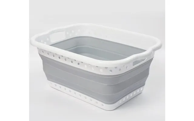 Ohs Collapsible Laundry Basket - Grey