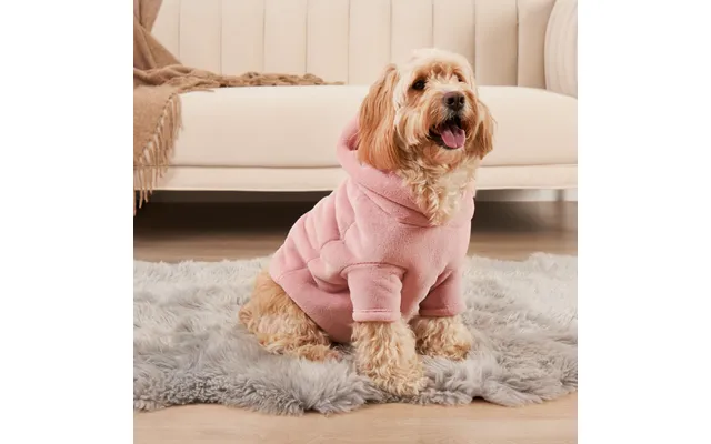 Ohs Dog Hoodie Blanket, Blush - Medium