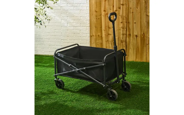 Ohs Foldable Camping Trolley - Black