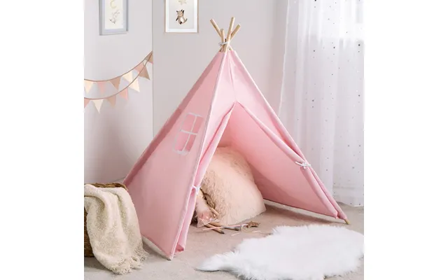Ohs Foldable Kid's Storage Teepee - Blush