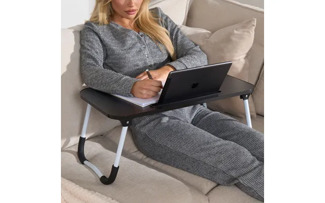 Ohs Foldable Laptop Tray Table - Black