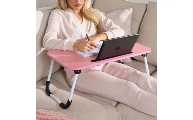 Ohs Foldable Laptop Tray Table - Blush