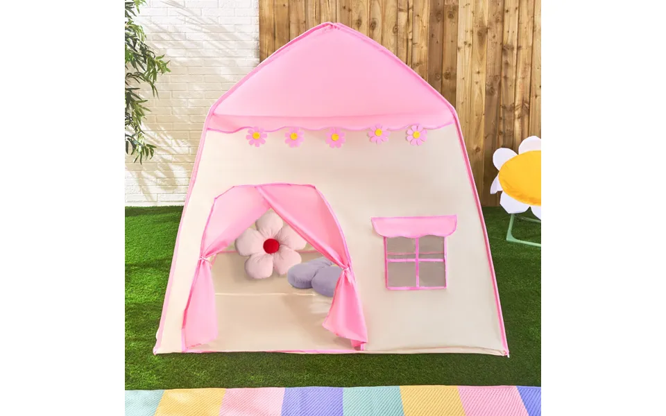 Ohs Kids Flower Play Tent - Pink