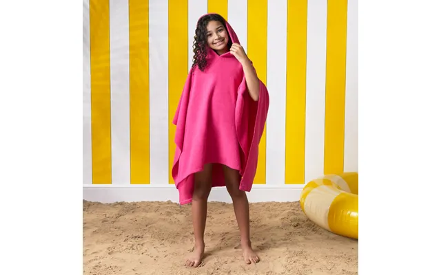 Ohs Kids Poncho Towel - Pink product image