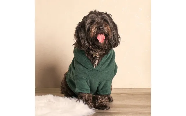Ohs Medium Dog Hoodie Blanket - Forest Green product image