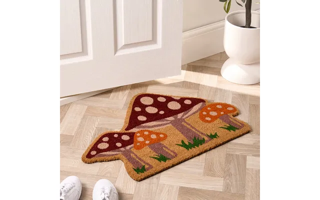 Ohs Mushroom Shaped Coir Mat - Natural