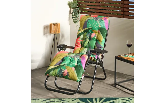 Ohs Palm Print Gravity Chair Cushion - Green product image