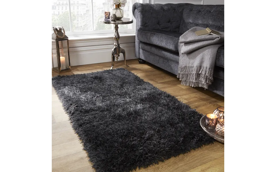 Ohs Shaggy Rug 5cm Pile - Charcoal 160x230cm