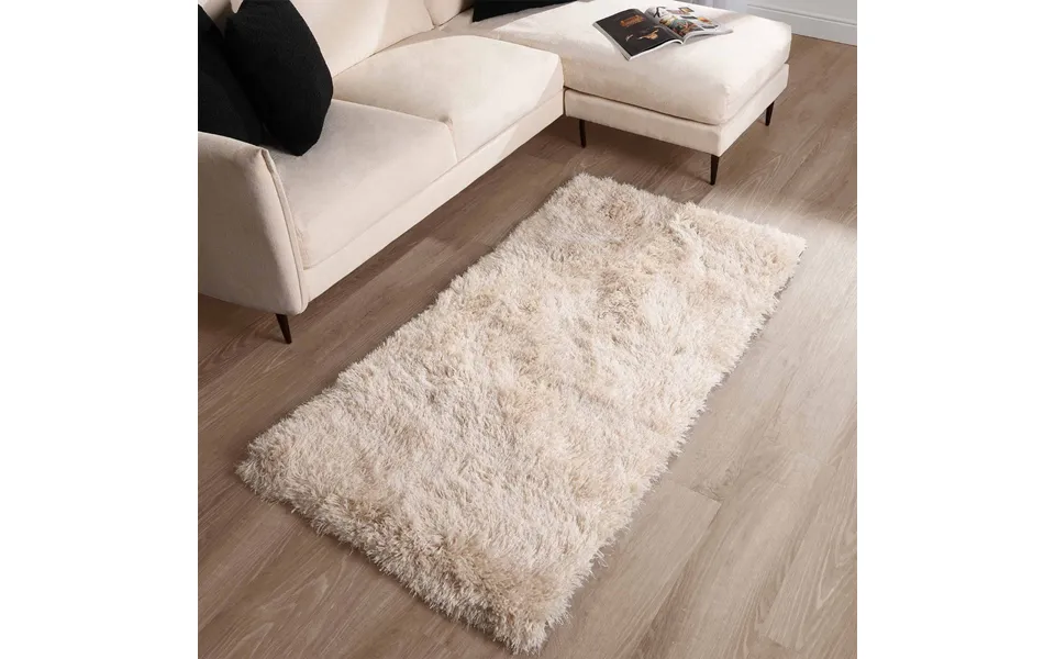 Ohs Shaggy Rug, Natural - 120 X 170 Cm