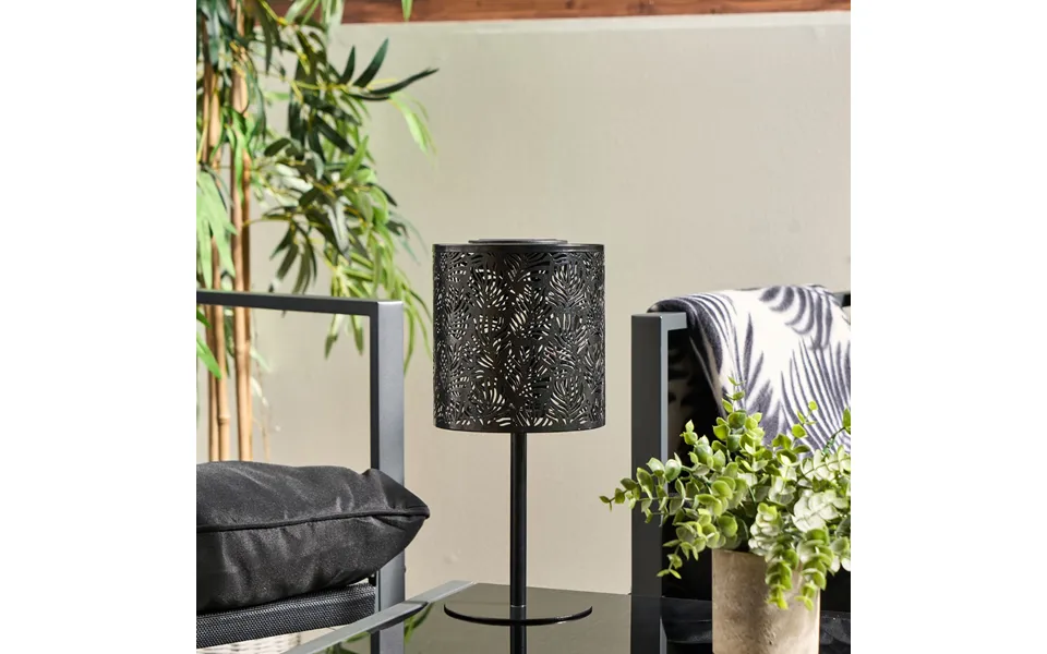 Ohs Solar Metal Table Lamp - Black