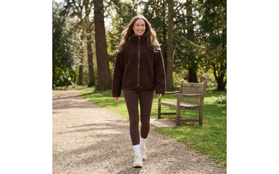 Ohs Teddy Full Zip Fleece, Brown - Large Extra Large