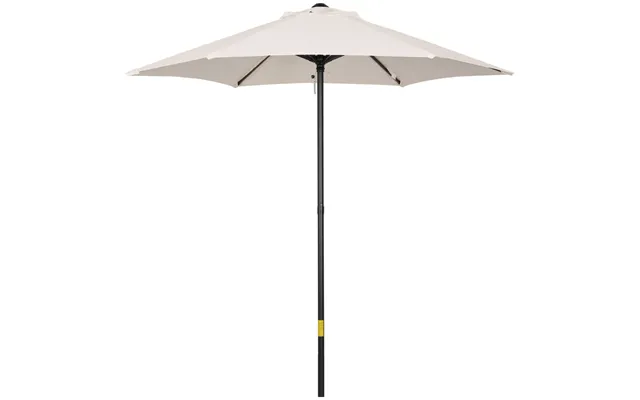 Outsunny Patio Parasol Umbrella, Cream - 1.96m