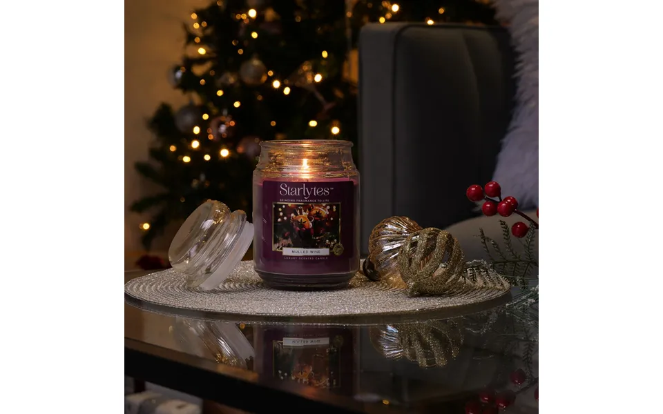 Starlytes 18oz Jar Candle - Mulled Wine