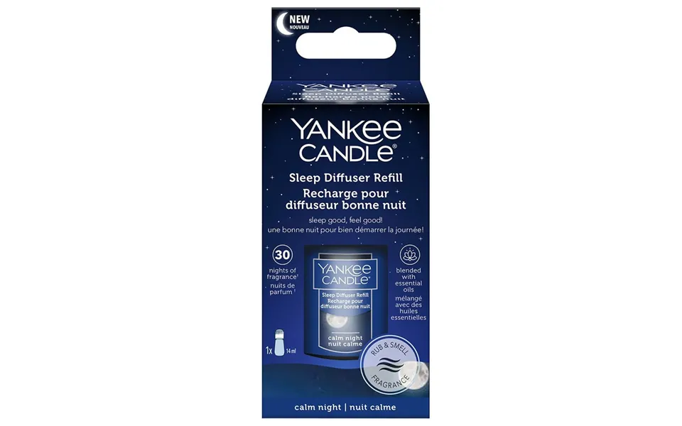 Yankee Candle Sleep Diffuser Refill, Calm Night - 14ml