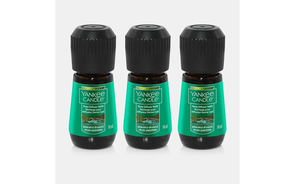 Yankee Candle Sleep Diffuser Refill, Peaceful Dreams - 3 Pack