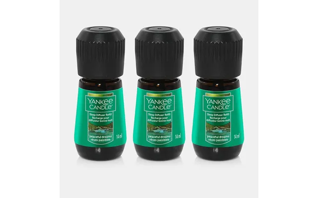 Yankee Candle Sleep Diffuser Refill, Peaceful Dreams - 3 Pack