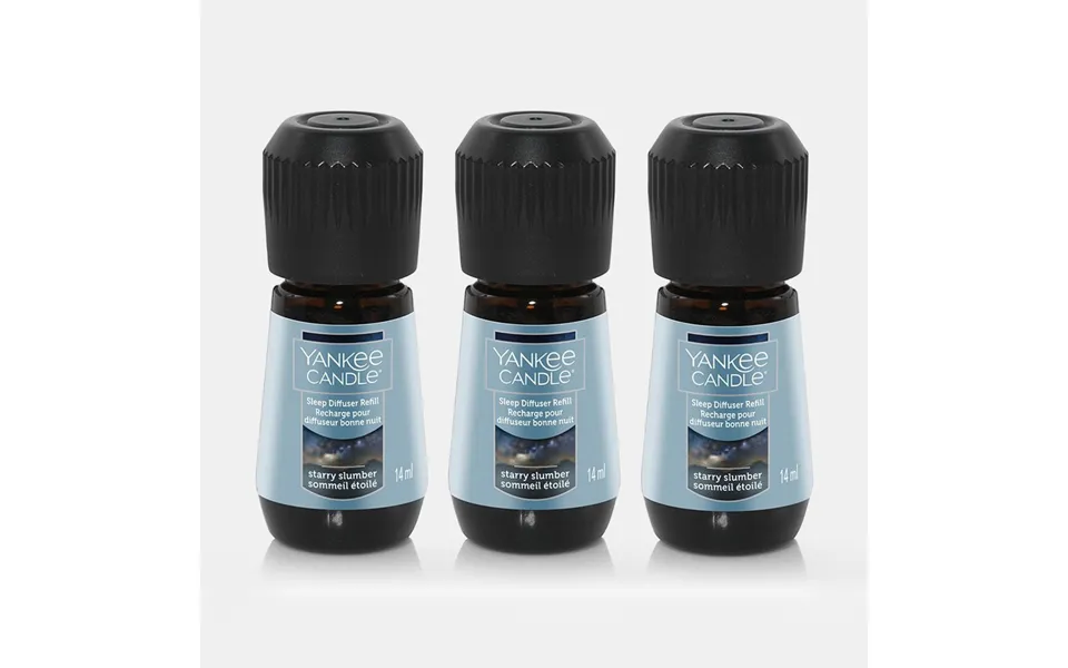 Yankee Candle Sleep Diffuser Refill, Starry Slumber - 3 Pack