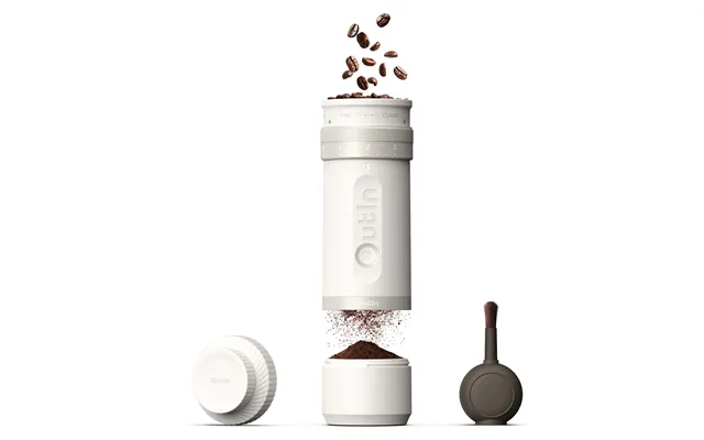 Outin Fino Portable Electric Coffee Grinder - Sandstone White