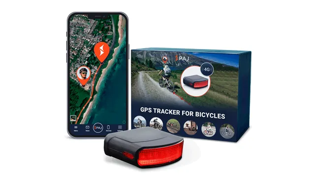 Paj Led Bicycle Finder 4g Gps Tracker For Bikes & E-bikes Hidden In Led Rear Light - Theft Protection