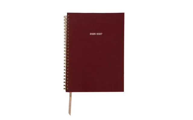 2026-2027 Academic Diary - Mulberry Red