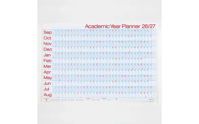 2026-2027 Academic Year Wall Planner