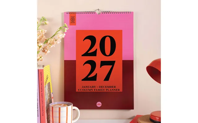 2027 A3 Bold Block Family Planner