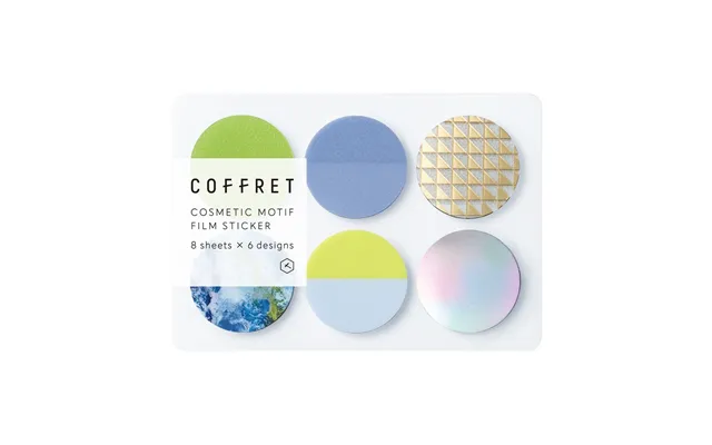 Coffret Decorative Stickers - Circle Chiffon Yellow