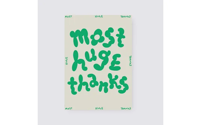 Most Huge Thanks Embossed