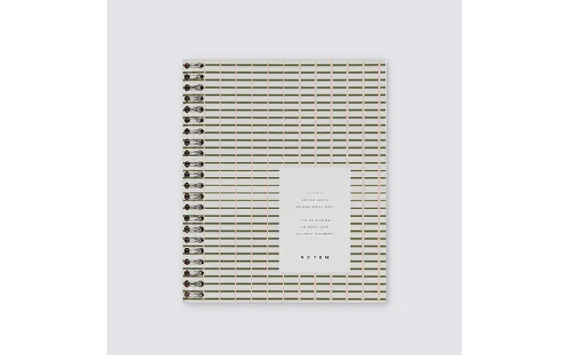 Nela Notebook In Dot Grid - Medium Green