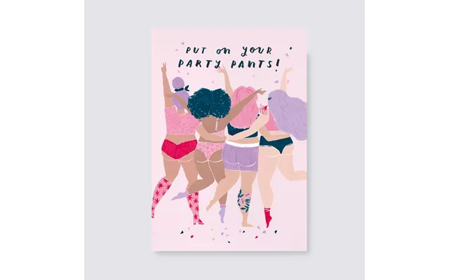 Party Pants Illustrated Birthday Card