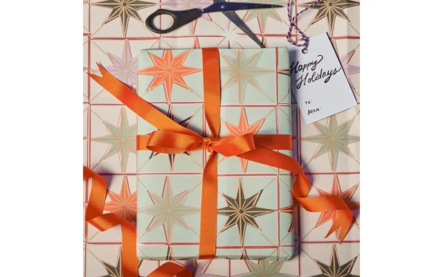 Star Gift Wrap Set Mint