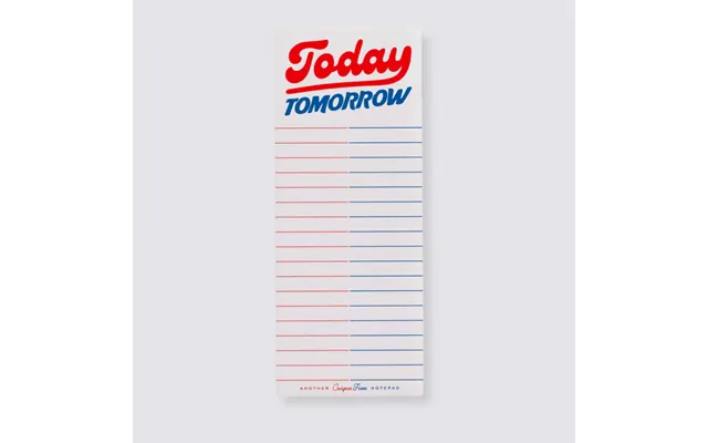 Today Tomorrow Notepad