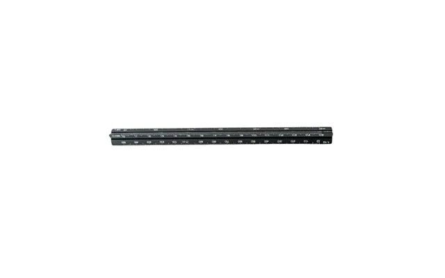 Triangular Scale Ruler - Black