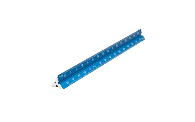 Triangular Scale Ruler - Blue