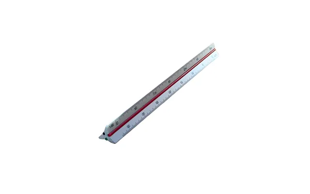 Triangular Scale Ruler - Silver