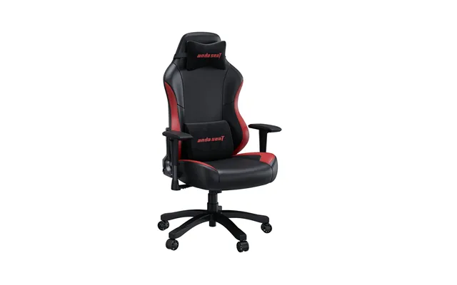 Anda Seat Luna Gaming Armchair Padded Seat Black. Red