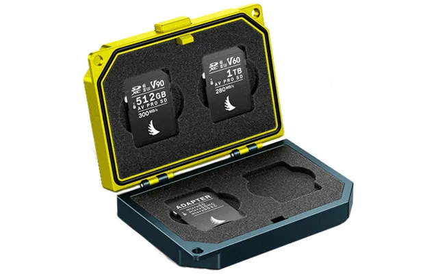 Angelbird Technologies Media Tank Memory Card Case 4 Cards Aluminium B