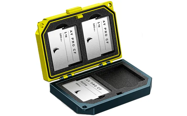 Angelbird Technologies Media Tank Memory Card Case 4 Cards Aluminium B