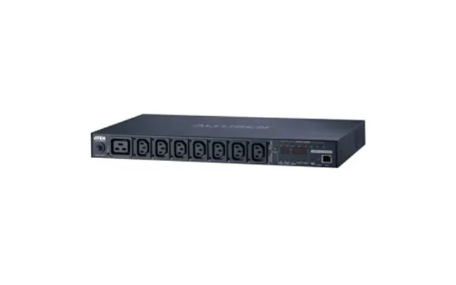 Aten 1u 16a 8 Outlet Switched Bank Metered Pdu Free Eco Pdu Manager